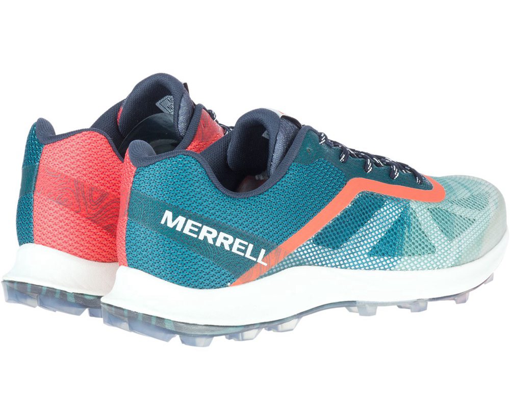 Tenis Homem - Merrell Mtl Skyfire X White Mountains - Menta/Laranja - BUD693701